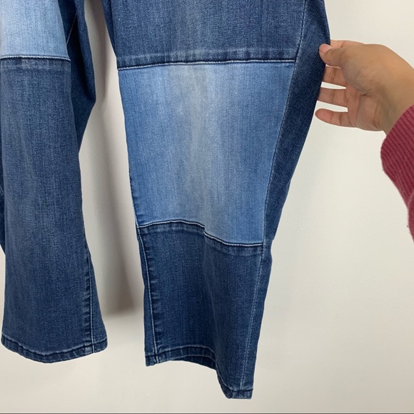 Lane Bryant Patchwork Capri Jeans Size 16 - Picture 9 of 9